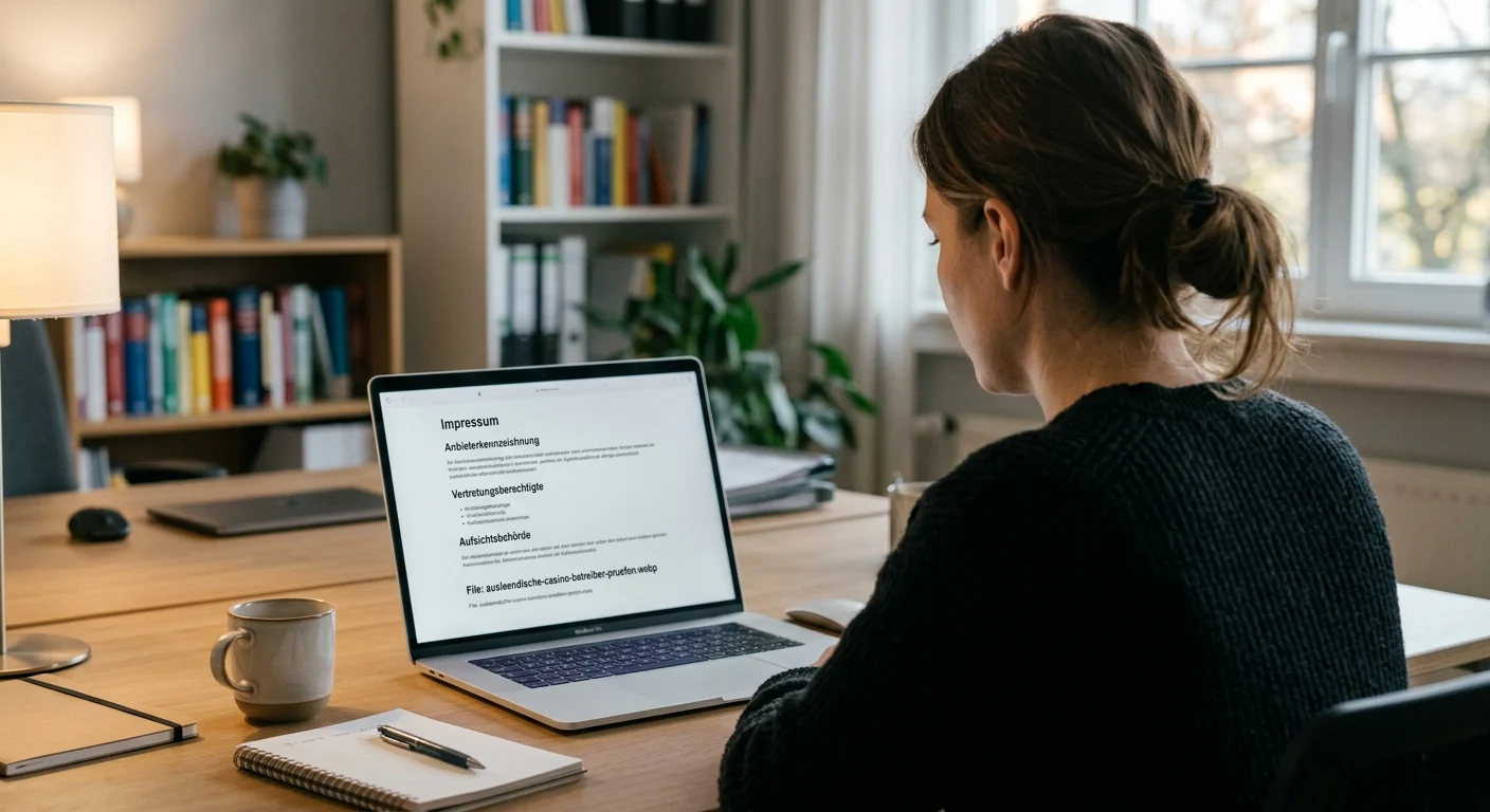 Neutrale Betreiberprofile auf einem Laptop ohne Markenkennzeichen