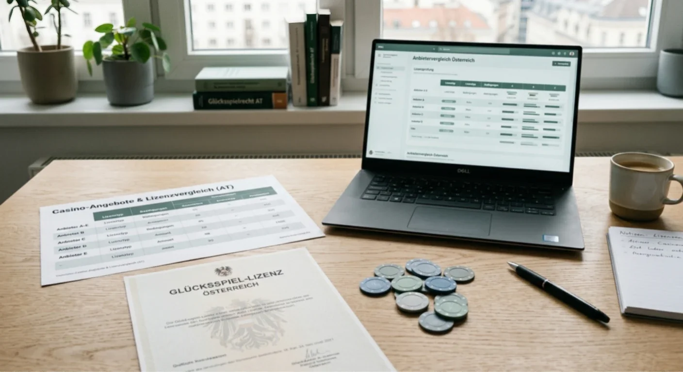 Vergleichstabelle mit internationalen Casino-Angeboten und Lizenzhinweisen