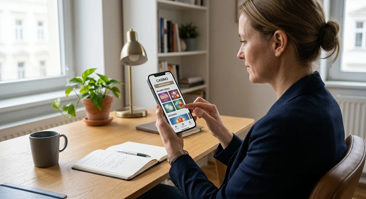 Mobile Nutzung eines internationalen Online-Casinos